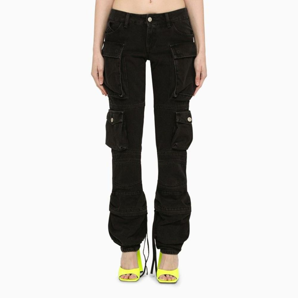 The Attico Black Essie Cargo Jeans